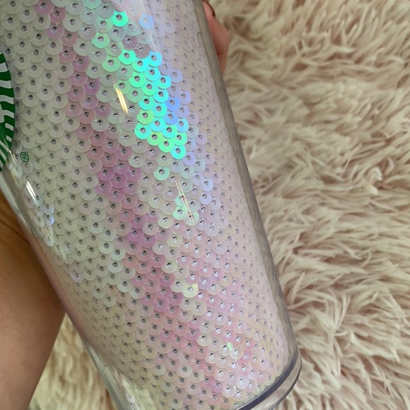 Starbucks pearl sequin tumbler - Picture 7 of 14